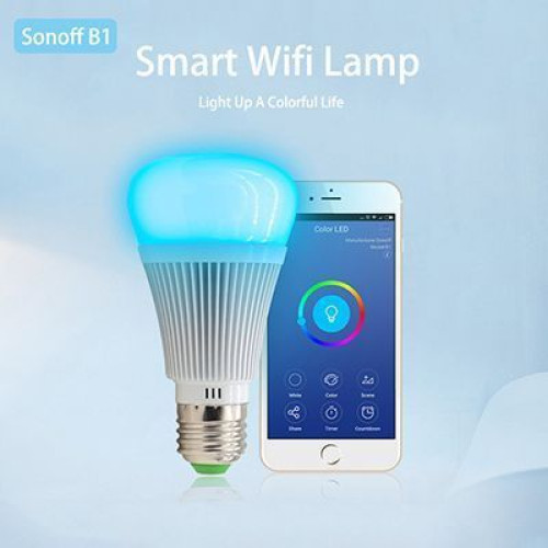 Sonoff B1 Bec E27 Led RGB Wireless Dimmabil